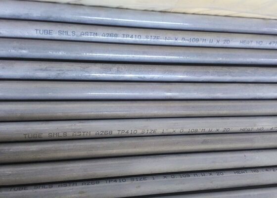 Seamless Stainless Steel Tubes 1.4512 1.4002 1.4016 1.4510 1.4006 1.4749 Pipes