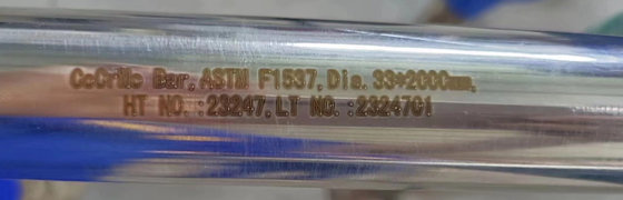 CoCrMo UNS R31537 สายสลัดกลม ISO 5832-12 ASTM F1537 F799